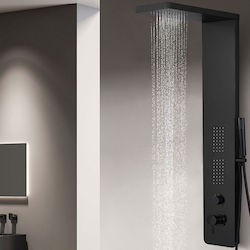 Icos Hydro Massage Column Black