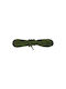Bergal Round Cord Laces Olive Green 75cm Χοντρα Στρογγυλα Κορδονια Χρωμα Πράσινο Κυπαρισή 75 Εκατοστα 100% Βαμβάκι Δεν Λύνονται