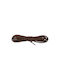 Bergal Trekking Laces Black Brown 90cm Στρογγυλα Χοντρα Ορειβατικα Κορδονια Πλεξη Χρωματα Μαυρο Καφε 90 Εκατοστα
