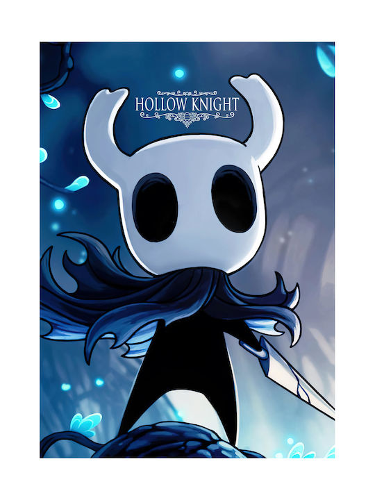 Gaming Poster Hollow Knight Knight Gm2341 21cm X 30cm Frame Dark Natural Wood Brown