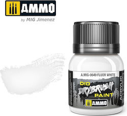 Ammo Drybrush Боя за Моделизъм Fluor White 40мл