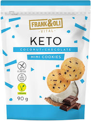 Frank&Oli Μπισκότα Βρώμης Χωρίς Ζάχαρη Vegan 90gr