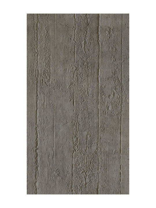 3D Wall Panels Plastic with Glue Gray 60x120cm