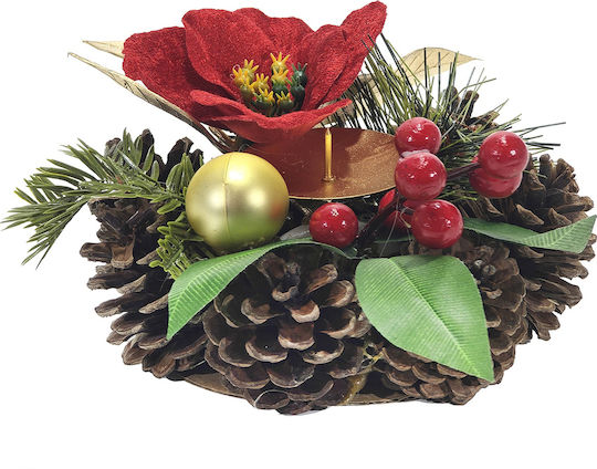 ArteLibre The translated Liquid template in German language: Weihnachtskerzen & Kerzenständer Kerzenleuchter Rot 14.5cm.
