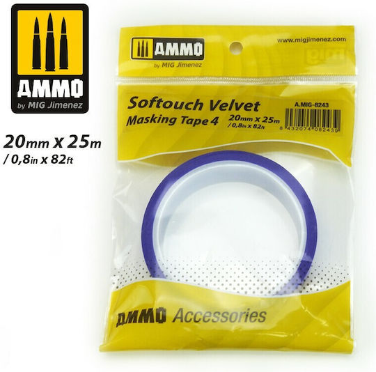 Softouch Velvet Masking Tape 4 20mm X 25m