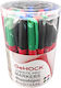 GeHock Markere Permanente 1mm Negri 36buc