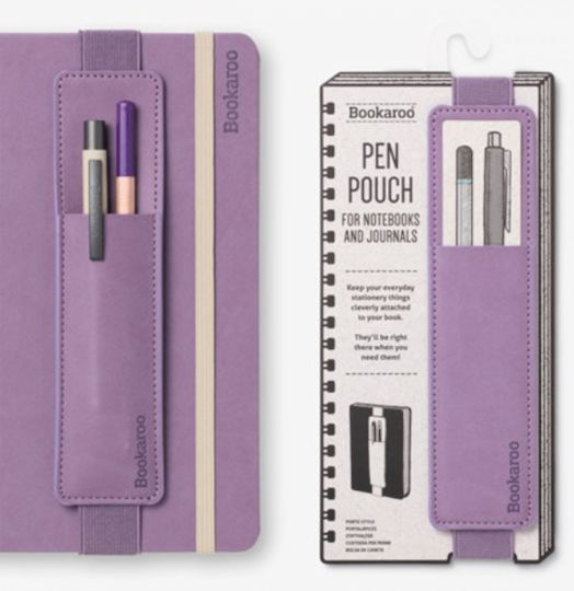 Στηριγμα Στυλο Βιβλιου Bookaroo Pouch Aubergine If 40731