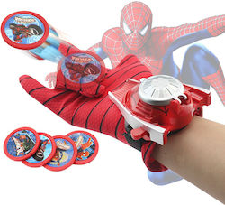 Spiderman Glove Disc Launcher Kids Depox Red