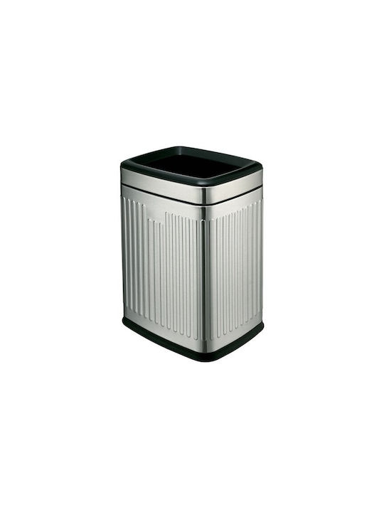 Stainless Steel Satined Waste Bin Prh-sf12s-f07 12l Stainless Steel Premium
