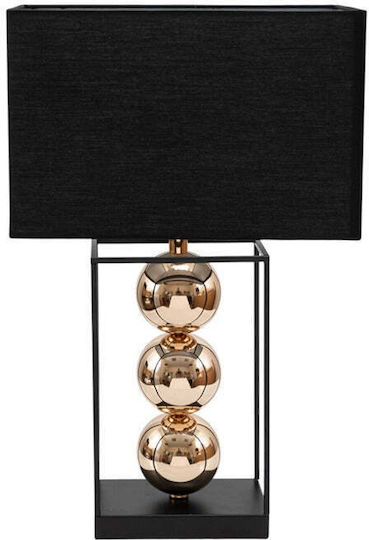 Zen Collection Метална Настолна лампа с Черен Абажур и Основа
