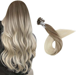 Remy Keratin Erweiterung Virgin Menschliche Haare Set 10 Tüfen Balayage Nr 8/60