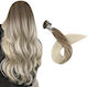 Extension Κερατίνης Virgin Φυσική Τρίχα Σετ 10 Τούφες Balayage No 8/60
