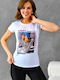 Γυναικείο T-shirt Λευκό