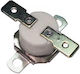 Metal Horizontal Thermostat Nc Φ16 10a 250v Topen 35°c Tclos 18°c
