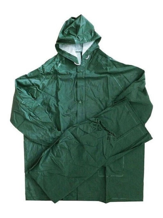 Costum Impermeabil Rain Suit Diverse Culori Verde