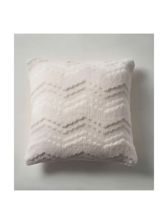 Gofis Home Διακοσμητική Μαξιλαροθήκη Claudette από Γούνα Fog Beige 171/06 43x43εκ.