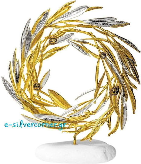 Natürliches Olivenkranz Gold