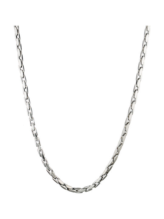 Oxzen Chain Neck made of Steel Thin Thickness 4mm