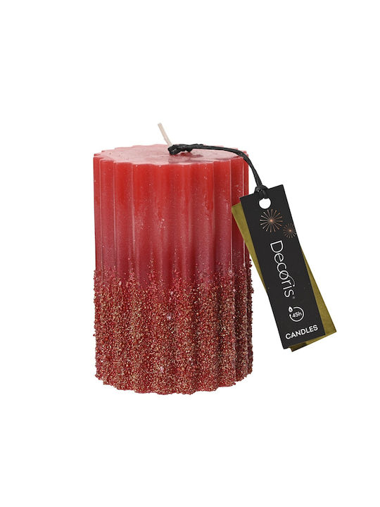 Decoris Διακοσμητικό Κερί Κόκκινο 310gr