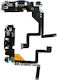 Iphone 14 Pro Lightning Καλωδιο Flex Κονεκτορα Φορτισης + Audio Port + Μικροφωνο Titanium Purple 3p