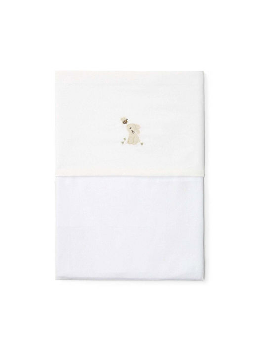 Little Dutch Little Baby Sheet Crib Cotton Whit...