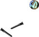 Iphone 11 Pro Max 11 X Xr Xs Xs Max Βιδες Κατω Μερους Set 2 Pcs Black 3p