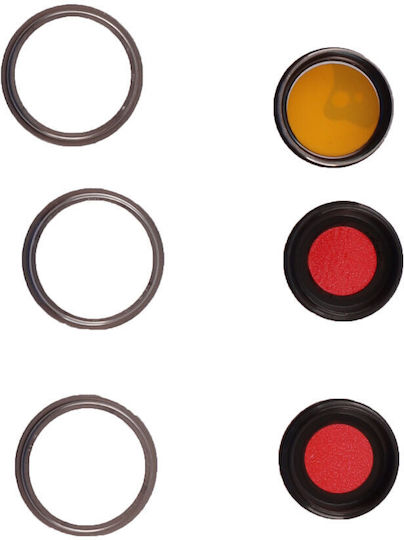 Iphone 15 Pro Max Camera Lens + Rings Set 3 Pcs Titanium White