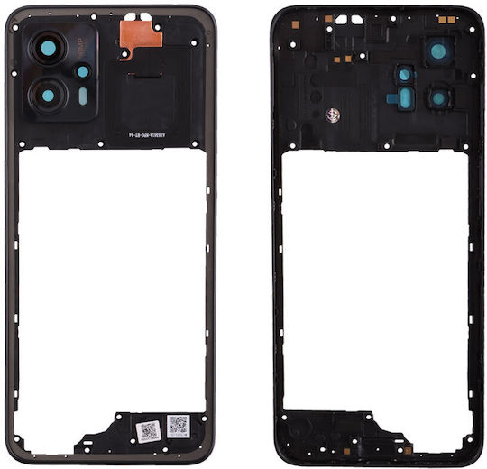Motorola Moto G13 4g Mittelabdeckung Nfc-Kameralinse 5s58c22329 Grau Original Service Pack
