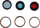 Iphone 13 Pro/13 Pro Max Camera Lens + Rings Set 6 Pcs Gold 3p