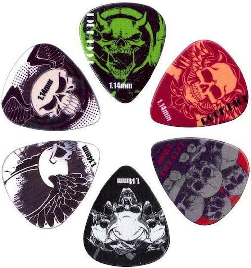 Brp6114 Boston Rock Picks 6-teilige Auswahl Kit