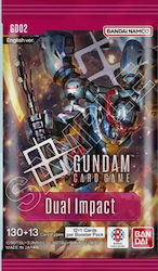 Namco - Bandai Gundam Картична Игра GD02 Dual Impact Бустер Пакет Английски Namco - Bandai Gundam Картична Игра GD02 Dual Impact Бустер Пакет Английски