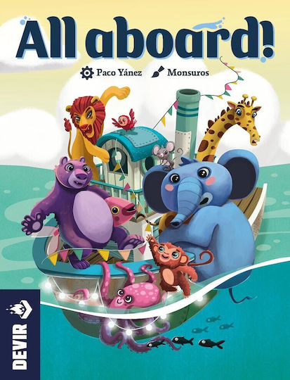 Board Game All Aboard! for 2-5 Players 7+ Years Old Devir
