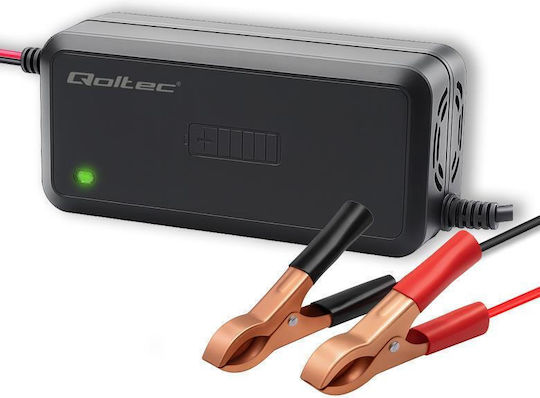 Qoltec Зарядно за автомобилна батерия 12V 5A