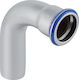 Geberit Cot Mapress Oțel Inoxidabil Capăt De Intrare 90° 42mm 33307