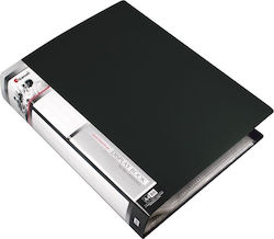 A4 Presentation Folder 80 Sleeves Black