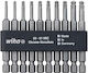 Wiha 32804 Bit Set 10 Pieces Torx Ball Head