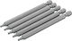 Bahco Schraubendreher-Bits 1/4" Allen 6x89 Mm Stücke