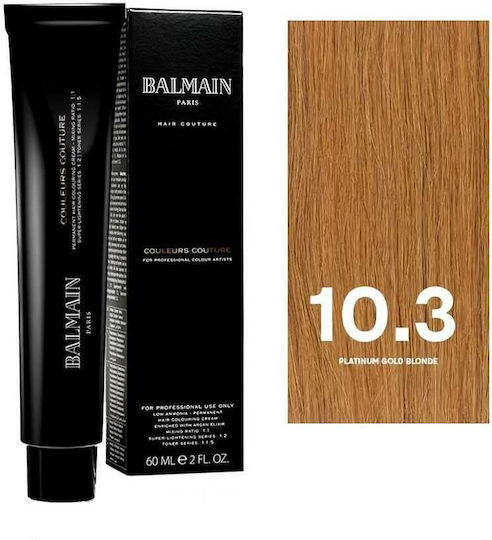 Balmain Paris Βαφή Μαλλιών 10.3 Platinum Gold Blonde 60ml