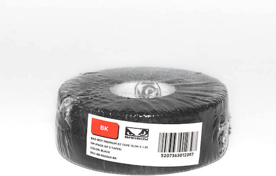 Bad Boy Adhesive Sport Tape 1.25cm x 13.7m Black