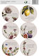 Szaron Set Aufkleber Botanisch