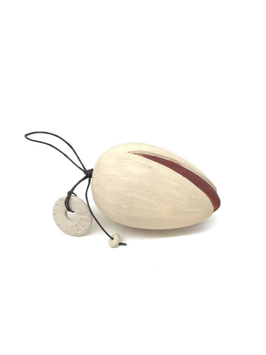 Τρεις Γραμμές Γούρι Κόκκινο Κεραμικό 2026 6x9.5cm