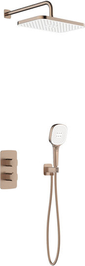 KFA Built-in Faucet Mixer for Shower Gold