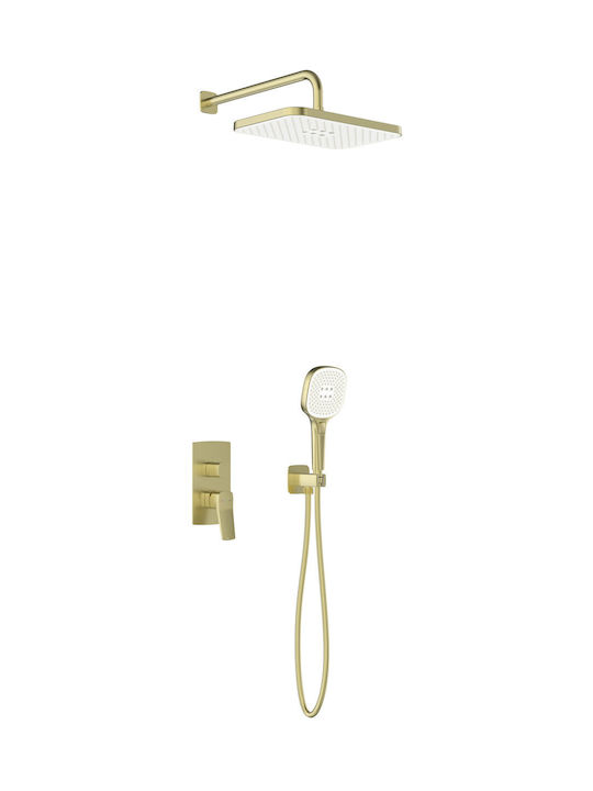 KFA Built-in Faucet Mixer for Shower Gold 5907571452878