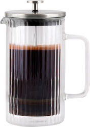 Double-walled French Press Vialli Design Tulip Silver Matte 1 L