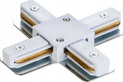 Dpm X Type Connector Surface-mounted Track White X-line