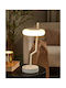 Beliani Dekorative Lampe Weiß
