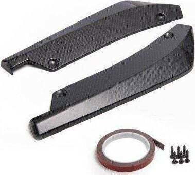 Mtuning_f Universal Fins Extension Rear Bumper Carbon 38.5cm
