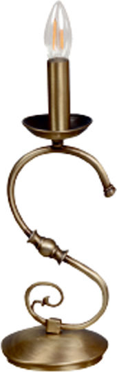 Inlight Oxidized Decorative Lamp with Socket for Bulb E14