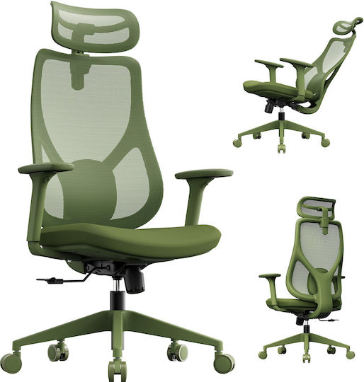 SENSE7 Scaun De Birou Verde Cu Brațe Reglabile Verde SENSE7 Scaun De Birou Verde Cu Brațe Reglabile Verde