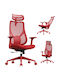 Office Chair with Adjustable Arms Red SENSE7